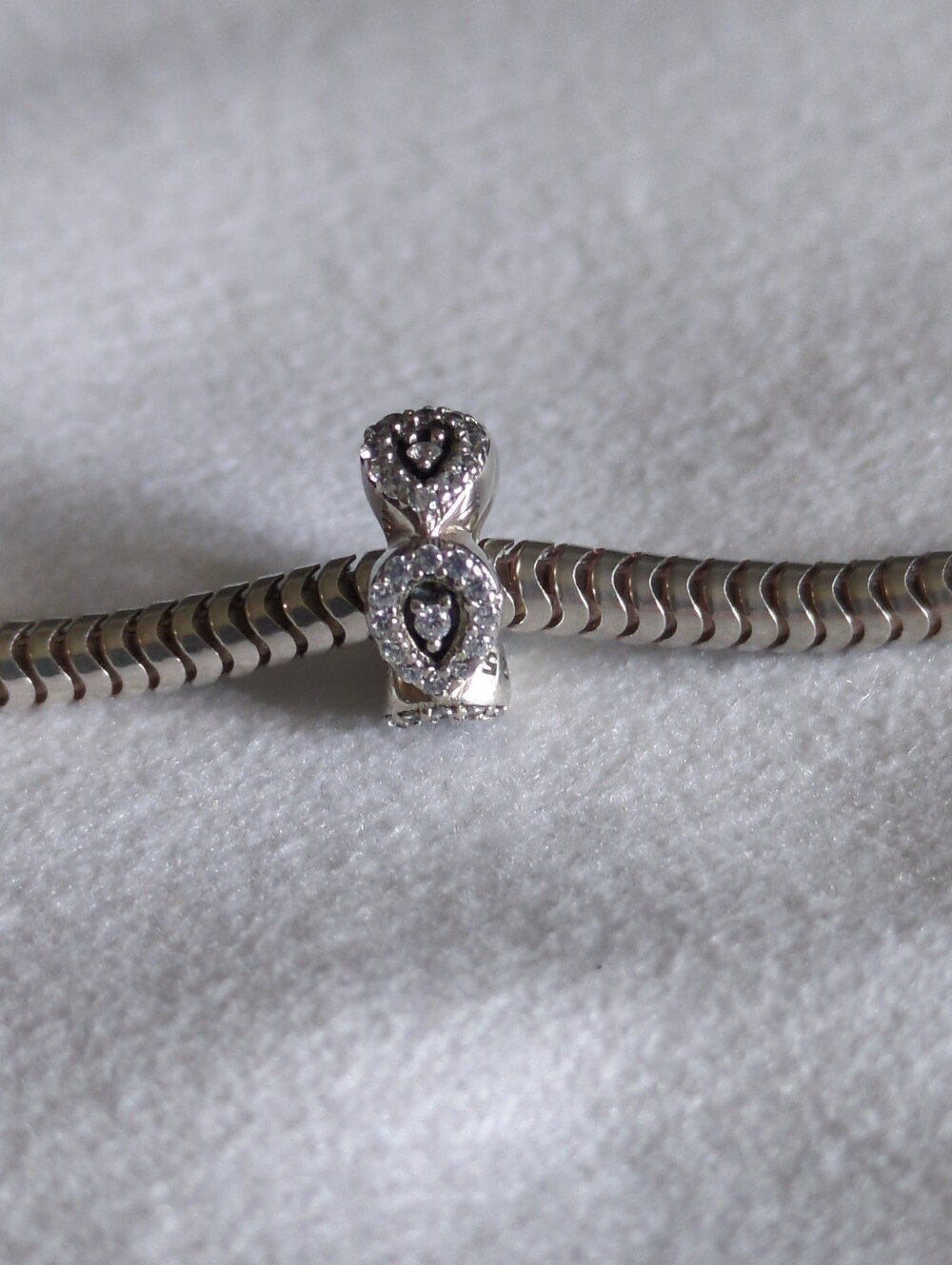 ❤️ EUC PANDORA Cascading Glamour CZ Spacer Charm ALE 925